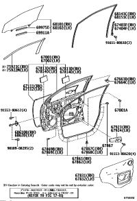 6700112A60-PANEL SUB-ASSY, FR