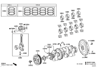 90105C0224-BOLT, FLYWHEEL SET