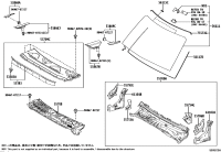 538680G010-HUB & BEARING ASSY