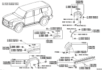 750730G020-MOULDING SUB-ASSY
