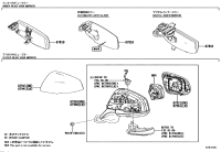 8781006260-MIRROR ASSY, INNER REAR VIEW