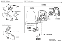 8794060Y70-MIRROR ASSY OUTER