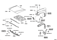 5381160A00-FENDER SUB-ASSY, FR