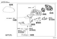 87910V2141-MIRROR ASSY, OUTER REAR VIEW, RH
