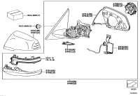 87910WAA01-MIRROR ASSY, OUTER REAR VIEW, RH