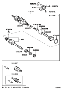 0442706500-BOOT KIT, FRONT DRIVE SHAFT, IN & OUTBOARD, RH