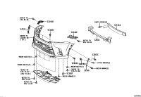 521310E090-REINFORCEMENT, FRONT BUMPER