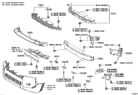 5201260040-ARM SUB-ASSY, FR BUMPER, LH