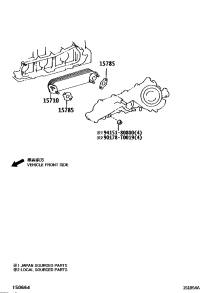 157100L010-COOLER ASSY, OIL