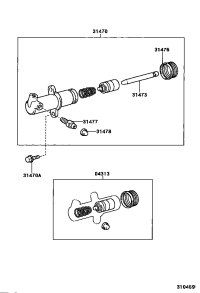 0431360150-CYLINDER KIT, CLUTCH RELEASE