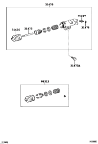 3147060361-CYLINDER ASSY, CLUTCH RELEASE