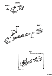 0431328020-CYLINDER KIT, CLUTCH RELEASE