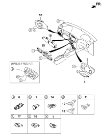 937400C000RU-SWITCH ASSY-FR FOG LAMP