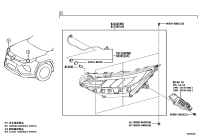 811100R400-HEADLAMP ASSY, RH