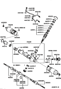 9031024009-SEAL, OIL, NO.1(FOR POWER STEERING CYLINDER TUBE)