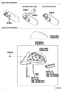 879310E170-OUTER MIRROR, RH