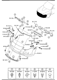 F151500U1E-RETAINER NO.2,BUMPER