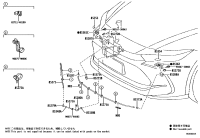8520730180-ACTUATOR SUB-ASSY, HEADLAMP WASHER, RH