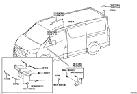 6011726020-COVER SUB-ASSY, FRONT PILLAR, UPR RH