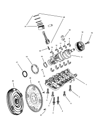 53020939AB-CRANKSHAFT SUB-ASSY