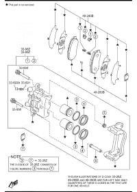 TKY83398ZA-CALIPER(R),PADLESS-F