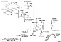 5380104080-FENDER SUB-ASSY, FR