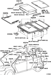6320148141-GLASS SUB-ASSY, SLIDING ROOF