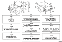 90975A2001-EMBLEM, RADIATOR GRILLE (OR FRONT PANEL)