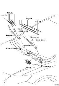 8515012A70-LINK ASSY, WINDSHIELD WIPER