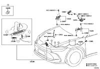 5341030370-HINGE ASSY, HOOD, RH