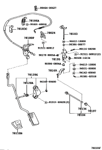 7801060021-ROD ASSY, ACCELERATOR PEDAL