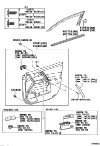 6762048761C0-BOARD SUB-ASSY, FRONT DOOR TRIM, LH