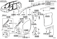 6791308050C0-PLATE, FRONT DOOR SCUFF, RH