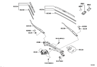 8521233260-BLADE, FR WIPER, RH