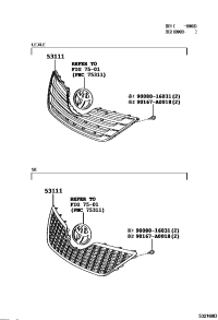 5310106070C0-GRILLE RADIATOR