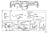 7390030110C0-AIR BAG ASSY, INSTRUMENT PANEL, LOWER NO.1