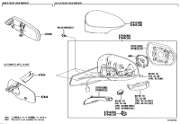 87910F4020-MIRROR ASSY, OUTER REAR VIEW, RH