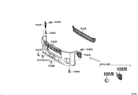 8148126110-BRACKET FOG LAMP
