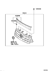 5310148360-GRILLE RADIATOR