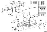 7396004030-AIR BAG ASSY, INSTRUMENT PANEL PASSENGER W/O DOOR