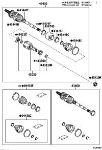 0443752191-BOOT KIT, FRONT DRIVE SHAFT INBOARD JOINT, RH