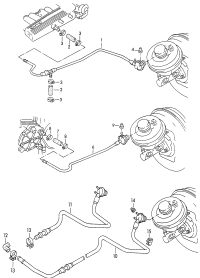 078133784C-RADIATOR HOSE W124/E200/E220