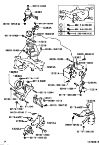 1236128090-ENGINE MOUNTING-12361-28220-ASIMCO THAILAND