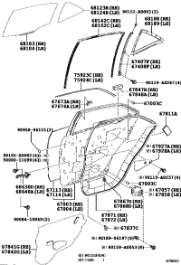 6700302520-PANEL SUB-ASSY, REAR DOOR, RH