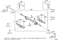 455100E042-GEAR ASSY, STEERING