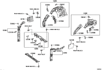 5214148070-ARM, FRONT BUMPER, UPPER RH