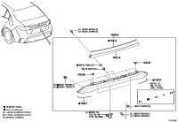 7680102P10A0-GARNISH SUB-ASSY
