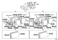 6225290K00-WEATHERSTRIP, SIDE WINDOW, RH/LH