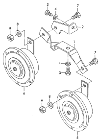 803951211-HORN ASSY(HIGH)
