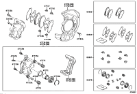 0447942010-CYLINDER KIT, DISC BRAKE, FRONT